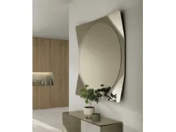 Specchio Lynx con cornice a specchio di Target Point