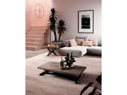 Tavolino trasformabile in eco legno Mondial di Ozzio