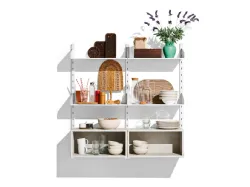 Mensole in metallo e melaminico Shelfy di Connubia