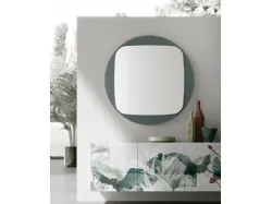 Specchio Space con cornice in vetro di Target Point
