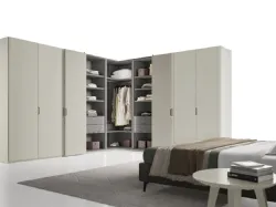 Armadio Ardecò Axel a Libro Salis e Decor Riga di Spagnol Mobili