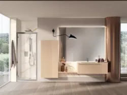 Mobile da Bagno Aquo Laccato Opaco Cipria di Scavolini Bathrooms