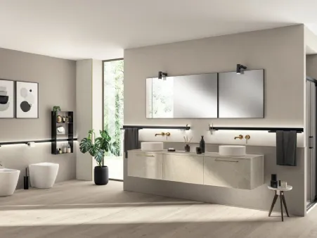 Mobile da Bagno Aquo Laminato Pietra Venus di Scavolini Bathrooms