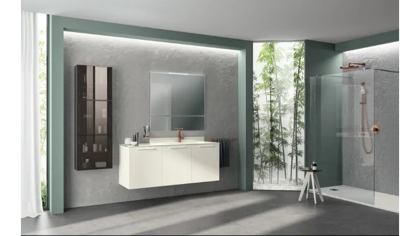 Mobile da Bagno Aquo MInimalism Laccato Opaco di Scavolini Bathrooms