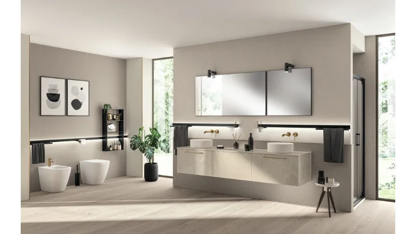 Mobile da Bagno Aquo Pietra Venus di Scavolini Bathrooms