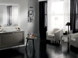 Mobile da Bagno Baltimora in Frassino Londra con Top in Gres Arabescato di Scavolini Bathrooms