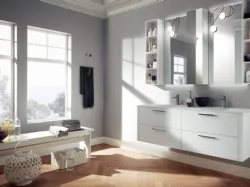 Mobile da Bagno Font in laccato opaco Bianco di Scavolini Bathrooms
