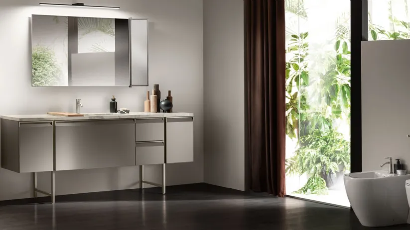 Mobile da Bagno Formalia in laccato Grigio Airone di Scavolini Bathrooms