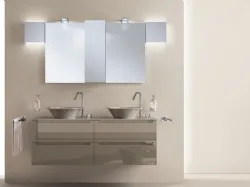 Mobile da Bagno Idra in laccato lucido Grigio Tundra di Scavolini Bathrooms