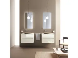 Mobile da Bagno Idro Laccato Lucido Bianco Prestige di Scavolini Bathrooms