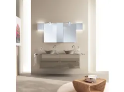 Mobile da Bagno Idro Laccato Lucido Grigio Tundra di Scavolini Bathrooms