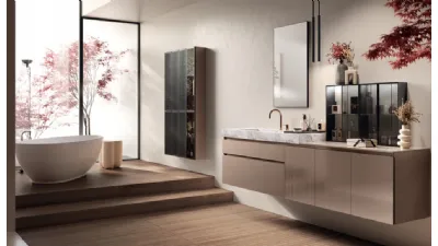 Mobile da Bagno Lido in Vetro Pas Dosé di Scavolini Bathrooms