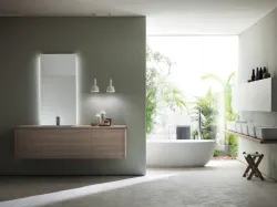 Mobile da Bagno Qi in Decorativo Olmo Hono 01 di Scavolini Bathrooms