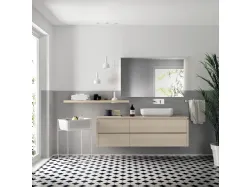 Mobile da Bagno Qi in Decorativo Olmo Kuuki 03 di Scavolini Bathrooms