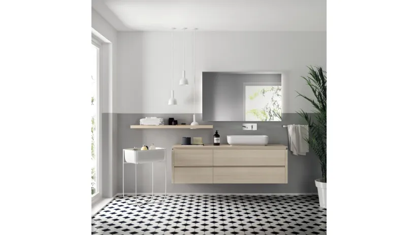 Mobile da Bagno Qi Decorativo Olmo Kuuki 03 di Scavolini Bathrooms