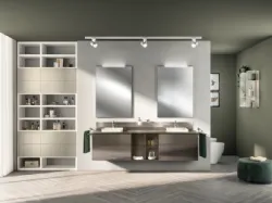 Mobile da Bagno Rivo Laccato Lucido Perlato Cuvée di Scavolini Bathrooms