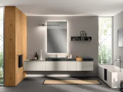Mobile da Bagno Rivo Laccato Opaco Lucido Chiaro di Scavolini Bathrooms