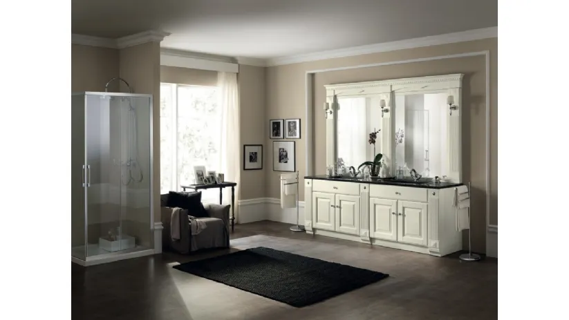 Mobile da Bagno Baltimora Frassino Bianco Assoluto di Scavolini Bathrooms