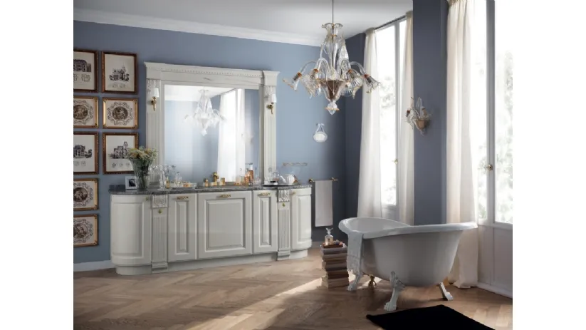 Mobile da Bagno Baltimora Laccato Opaco Grigio Airone di Scavolini Bathrooms