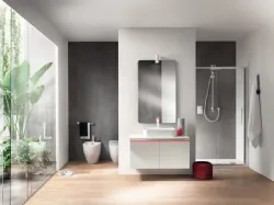 Mobile da Bagno Dandy Plus Laccato Opaco Bianco Prestige di Scavolini Bathrooms