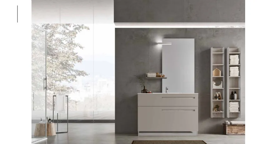 Mobile da Bagno in laccato opaco Start Gate 04 di Ardeco