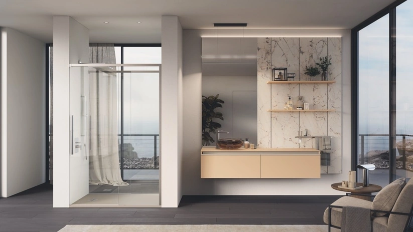 Mobile da Bagno sospeso Stilo in laccato opaco Ginger di Scavolini Bathrooms