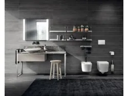 Mobile da Bagno Tratto Laccato Opaco Visone di Scavolini Bathrooms