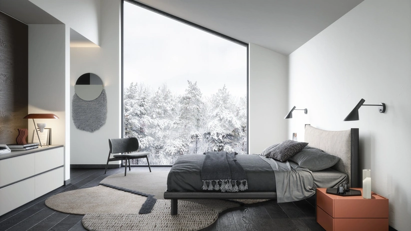 Gruppo Notte Giro Giro System in laccato di Novamobili