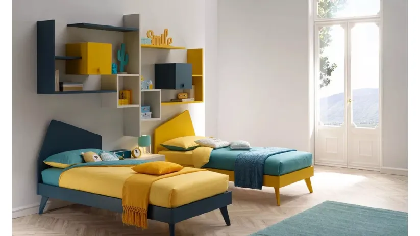 Letto per bambini singolo SC101 di Moretti Compact