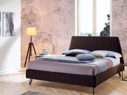 Letto matrimoniale in tessuto con testiera trapuntata SC215 di Moretti Compact