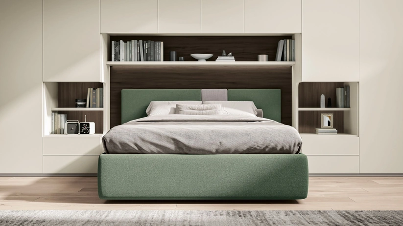 Letto matrimoniale Pentagramma di Spagnol Mobili