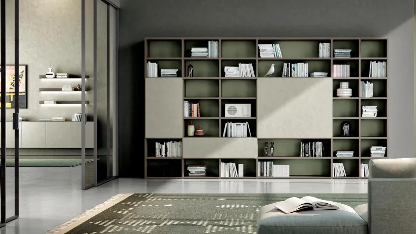 Libreria Living 831 di Spagnol Mobili