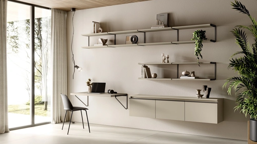 Libreria Living Stilo Canapa di Scavolini