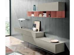 Parete Attrezzata Living 841 di Spagnol Mobili