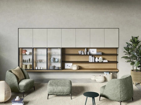 Parete Attrezzata Mensole e piani a muro di Novamobili