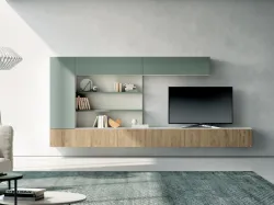 Parete Attrezzata Living 823 di Spagnol Mobili