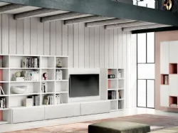 Parete Attrezzata Living 835 di Spagnol Mobili