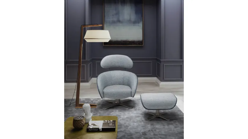 Poltroncina di design in tessuto Coconut di Egoitaliano