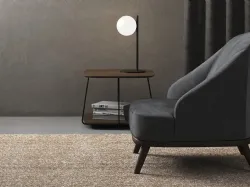 Poltroncina in tessuto Tania di Doimo Salotti