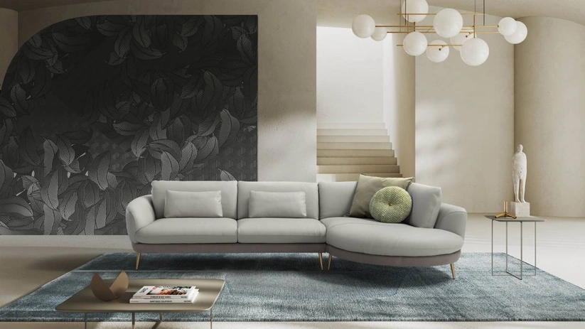 Divano con penisola Looming di Egoitaliano