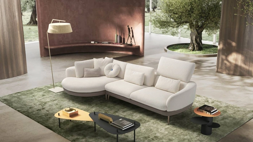 Divano con penisola Looming di Egoitaliano