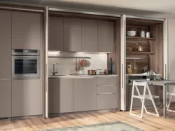 Cucina Moderna Boxi Grigio Selce di Scavolini