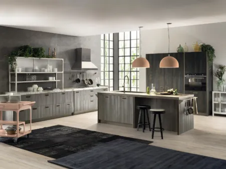 Cucina Moderna Diesel get Together Materic Soul di Scavolini