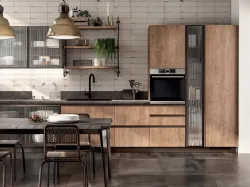 Cucina Moderna Diesel Open Workshop Rovere Landscape di Scavolini