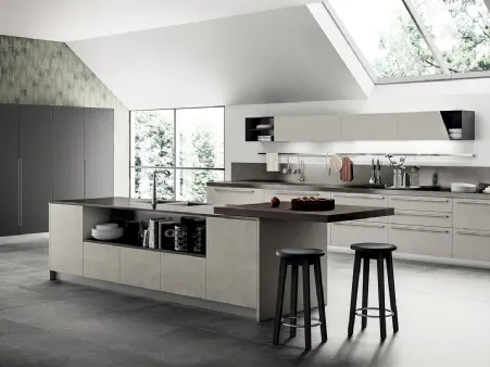 Cucina Moderna Mood in Biomalta Argilla Lima di Scavolini