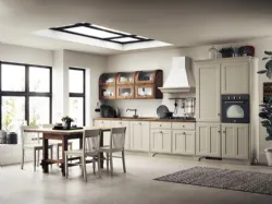 Cucina lineare Shabby Chic Favilla 09 di Scavolini