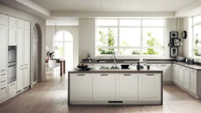 Cucina su misura Favilla Bianco Prestige di Scavolini