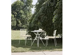 Tavolo da giardino Vincent Basso Outdoor in acciaio laccato di Bontempi