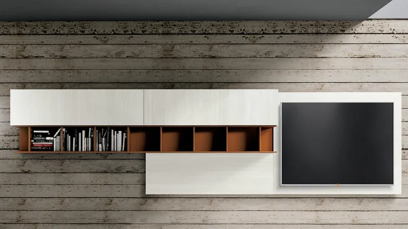 Parete Attrezzata Boiserie Quadro in melaminico di MobilOfficeFurniture