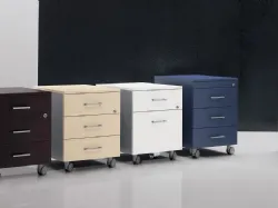 Cassettiere per Ufficio su ruote proposte in materiali diversi di MobilOfficeFurniture
